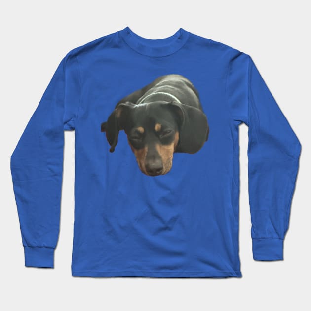 Sleepy Puppy Long Sleeve T-Shirt by Patty’s Designs